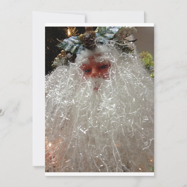 CONVITE VINTAGE SANTA CLAUS (Frente)