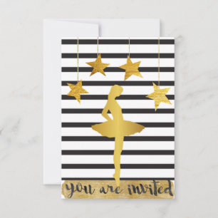 Convite Vip Do Dançarino Moderno Do Salão De Ballr