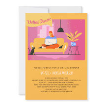 Convite Virtual Bebê ou Chá de panela, Aniversário