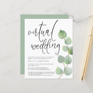 Convite Virtual para Casamento Eucalyptus de Orçam
