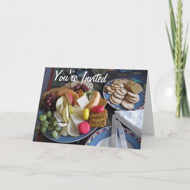 Convite Você é almoço convidado (Frente)