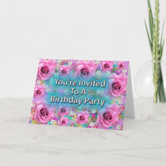 Convite Você é convidado a uma festa de aniversário