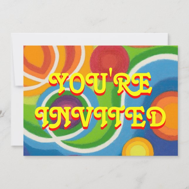 Convite 'Você é Convidado' para o Gato-Psy (Frente)