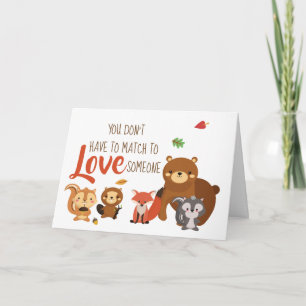 Convite Você não tem que combinar para amar alguém - Foste