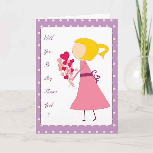 Convite você será meu florista (Frente)