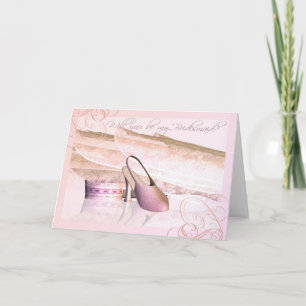 Convite Você será minha dama de Bridesmaid? Com algum véu