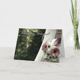 Convite Você será minha dama de honra