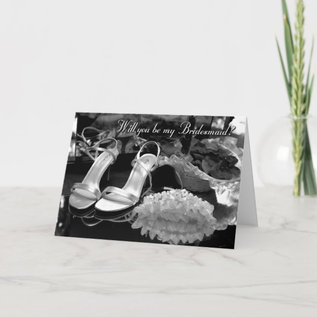 Convite Você será minha dama de honra (Frente)