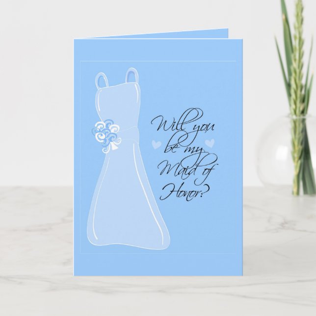 Convite "Você será minha Madrinha de casamento?" (Frente)