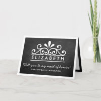 Você Será Minha Madrinha de casamento? Chalkboard