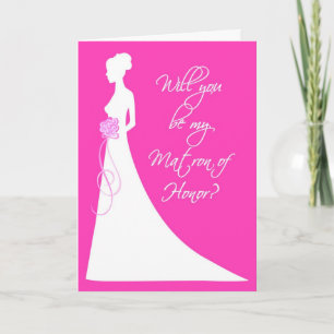 Convite Você será minha mãe de honra?