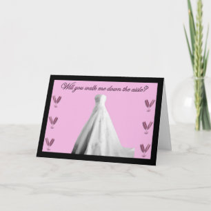 Convite Você vai me levar até o altar? Igreja de casamento