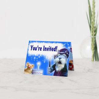 Convite Walnut the Wizard Birthday