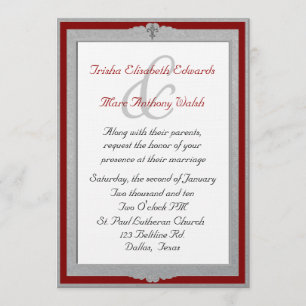 Convite Wedding quadro elegante
