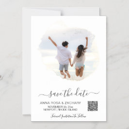 Convite *~* WEDDING SALVE DATA - Código QR Website AR6