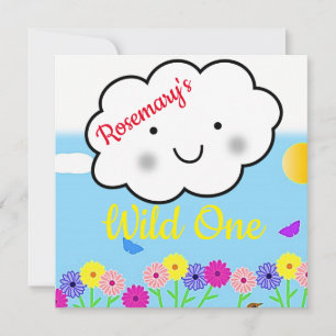 Convite Wild One First Birthday Card