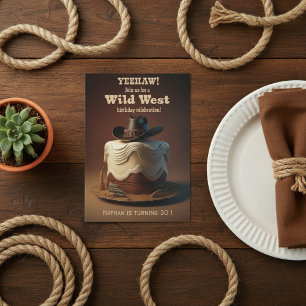 Convite Wild West Birthday