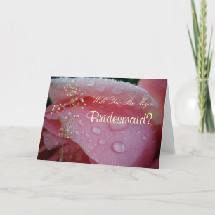 Convite Will You Be My, Bridesmaid?