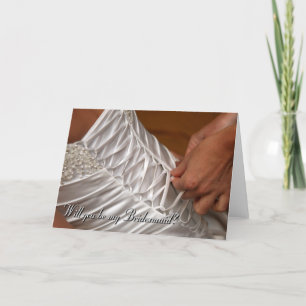 Convite Will you be my bridesmaid?