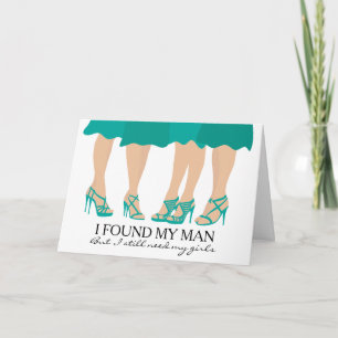 Convite Will You Be My Bridesmaid I Need My Girls