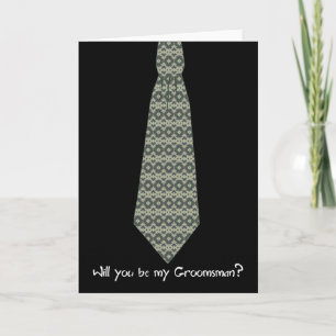 Convite Will You be my Groomsman? Card