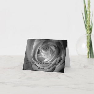 Convite Will You Be My Maid of Honor BW Rose
