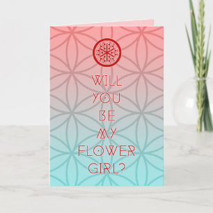 Convite will you be my sacred flower girl?