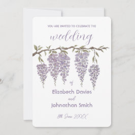 Convite Wisteria Wedding