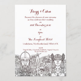 Convite Woden & Fríge para Casamento