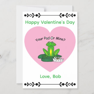 Convite Your Pad or Mine? Magnetic Card