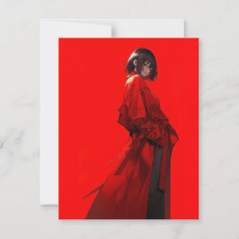 Convites 紅/RED Invitation Card | 東京娘 GenerativeAI 