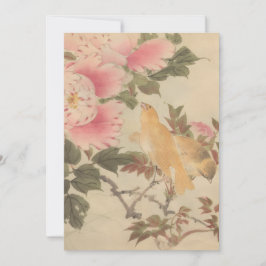 CONVITES 美しい花と鳥の絵 ビンテージアート 日本画