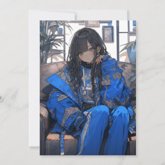 Convites 青春のインディゴ/IndigoYouth Invitation |東京娘 GenerartiveAI