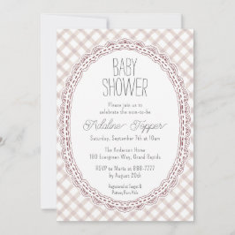Convites 013 Chocolate Vintage Quadro Baby Shower