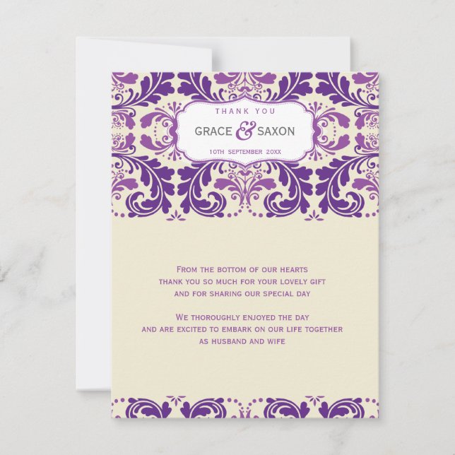 Convites 064 Enna :: NOTA DE AGRADECIMENTO 2 - sofisticado (Frente)