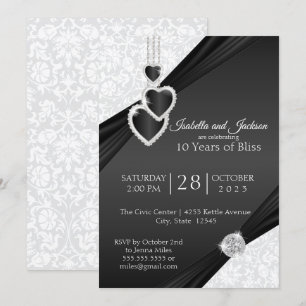 Convites 10º Design de Aniversário da Onyx