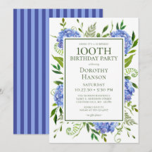 100º aniversário do Festa de Surpresa do Birthday 