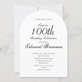 Convites 100º Aniversário, Na moda de Fotografia Masculina