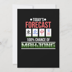 Convites 100% Chance Of Mahjong Game Mahjong Player Games