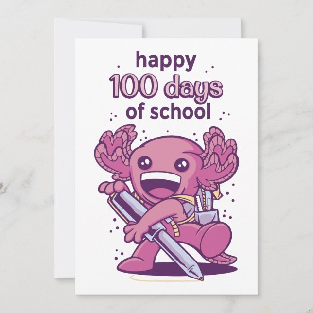 Convites 100 dias de escola (Frente)