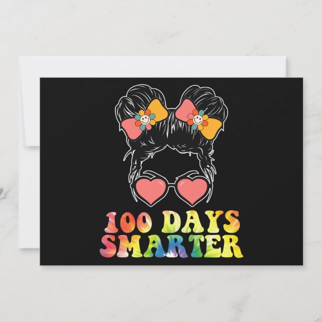 Convites 100 Dias Meninas Mais Inteligentes Adormecidas Col (Frente)