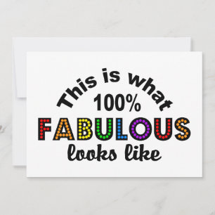 Convites 100% FABULOSO convite, personalizar