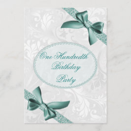 Convites 100th Damasco e festa de aniversário dos arcos