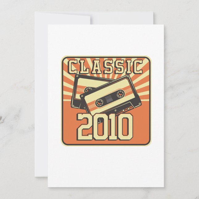 Convites 10. º presente de aniversário para o Nascer de Men (Frente)