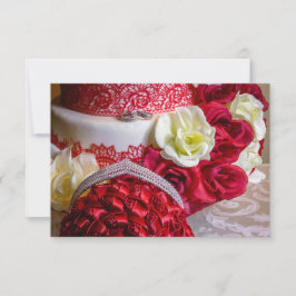 Convites 1242-Bolo de Casamento, Buquê e Alianças