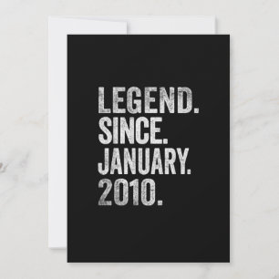 Convites 13 Birthday Boys 13 Anos Legenda Desde Janua