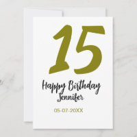 15 aniversário quiencenera adicionar data ano ouro