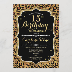 Convites 15 Birthday - Impressão