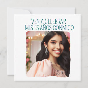 Convites 15 de Fotografia Personalizada Aniversário Mis Qui
