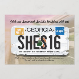 Convites 16.º Aniversário da Licença Georgia